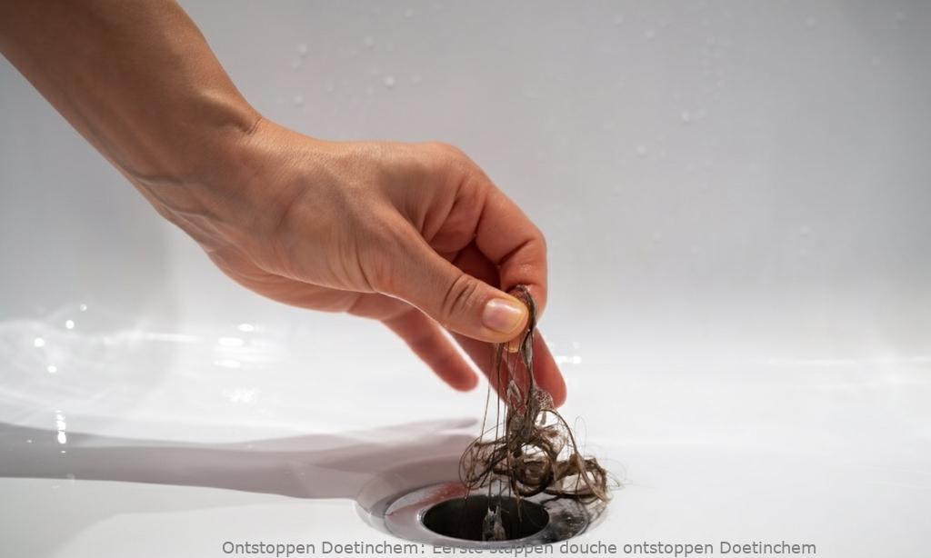 Eerste stappen douche ontstoppen Doetinchem