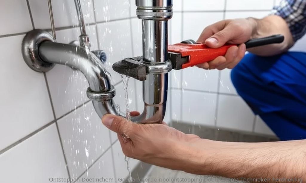 Geavanceerde rioolontstopping Doetinchem: Technieken hardnekkig