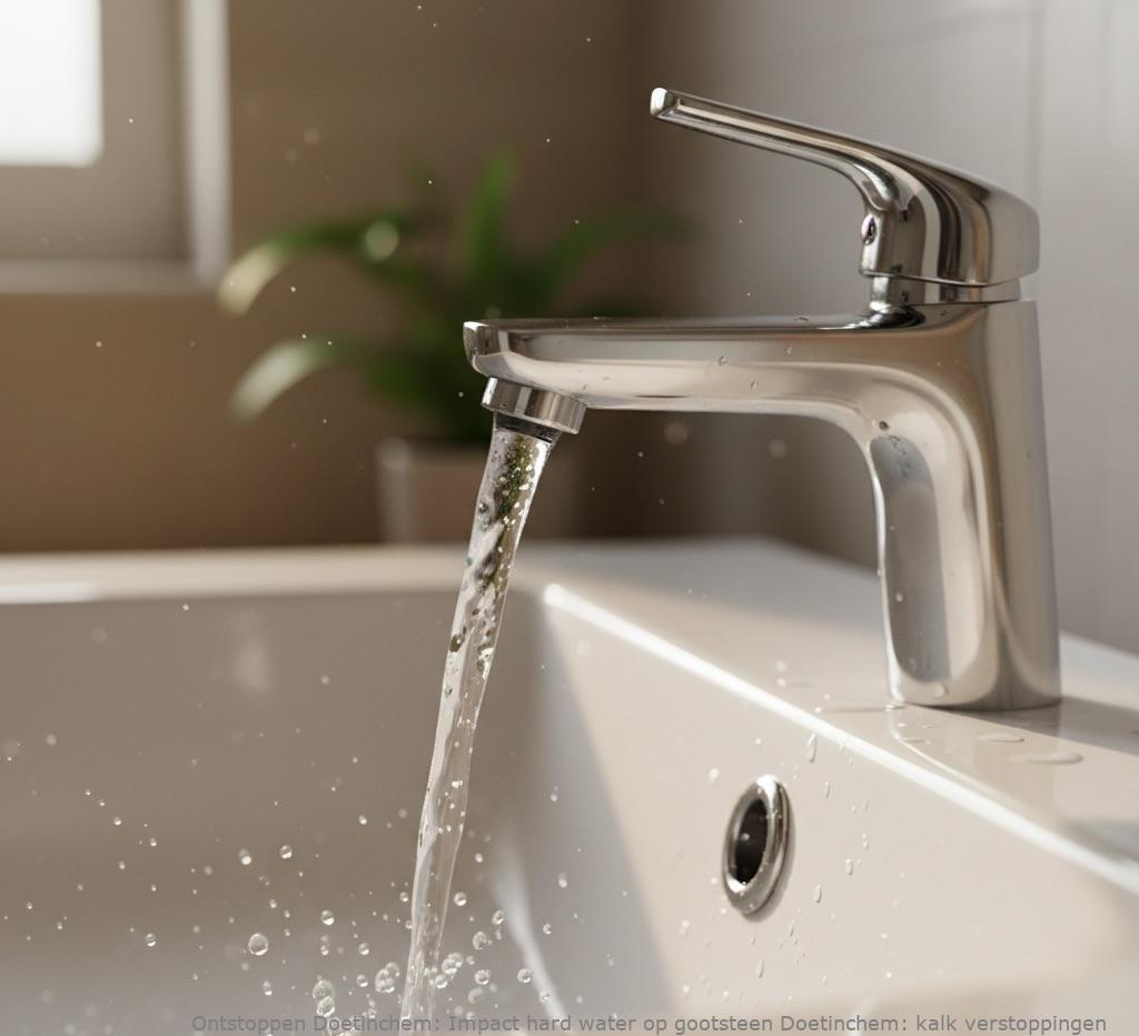 Impact hard water op gootsteen Doetinchem: kalk verstoppingen