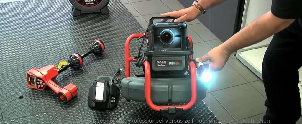 Professioneel versus zelf riool ontstoppen Doetinchem